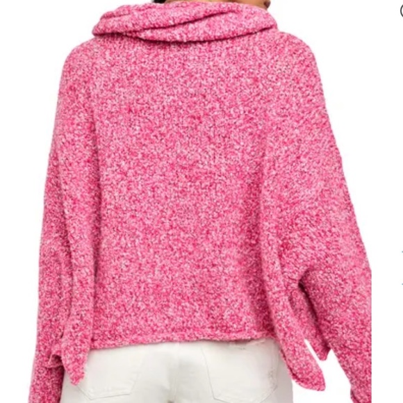 NWT Free People Pink Sweater - Picture 4 of 5